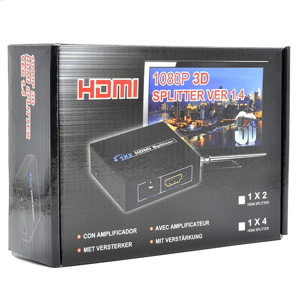 SPLITTER HDMI X4 PORTS BASIC 10853 B460C 7