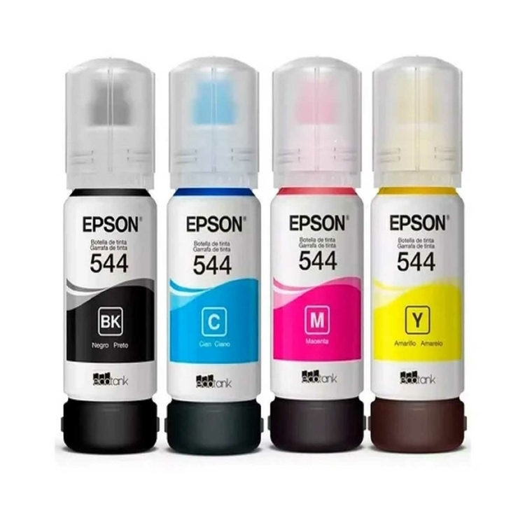 Kit tintas Epson 4 Botellas T544
