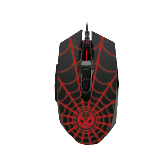 Mouse óptico de 7 botones para videojuegos Edición Spider-Man XTM-M520SM