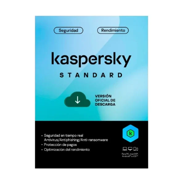 Kaspersky Standard ESD 3 dispositivos suscripcion 12 meses