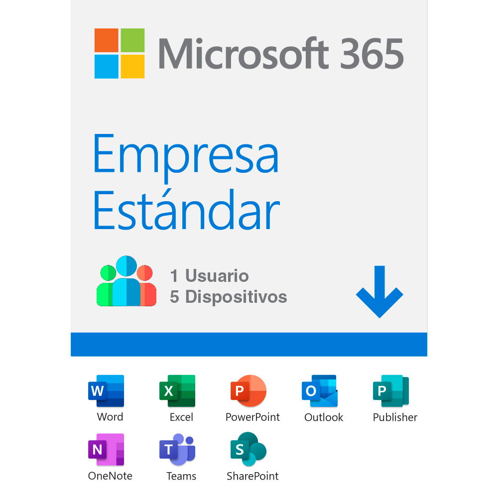 Microsoft 365 Empresa Estándar Mensual